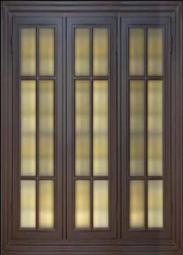 3 Panel French (Check) gl door