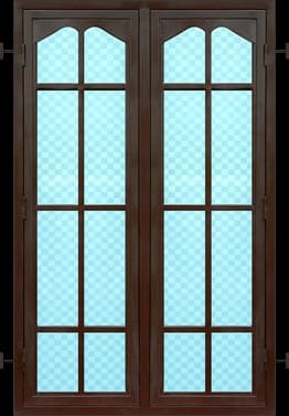 B Arch CD 2 Panel 4 gl door