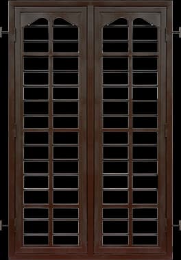 B Arch CD 2 Panel 3 gl door